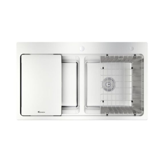 Chậu rửa bát chống xước Konox Workstation Sink – Topmount Sink KN8651TD Dekor