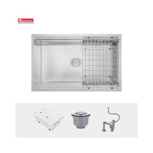 Chậu rửa bát chống xước Konox Workstation Sink – Undermount Sink KN7044SU Dekor 4 Chậu rửa bát chống xước Konox Workstation Sink – Undermount Sink KN7044SU Dekor (2)