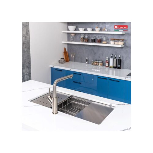 Chậu rửa bát chống xước Konox Workstation Sink – Undermount Sink KN7644SU Dekor 5 Chậu rửa bát chống xước Konox Workstation Sink – Undermount Sink KN7644SU Dekor (3)