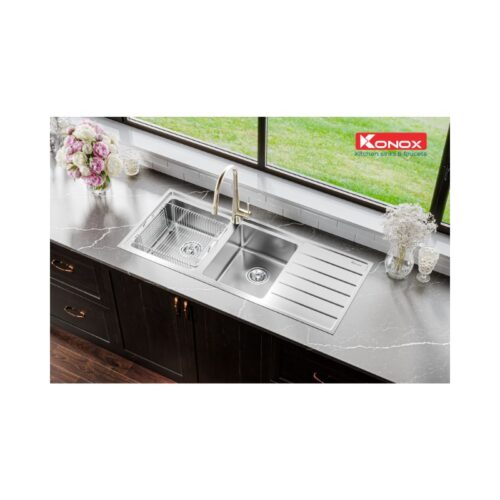Chậu rửa bát Konox European sink Premium KS11650 2B – Bàn trái 5 Chậu rửa bát Konox European sink Premium KS11650 2B – Bàn trái (3)