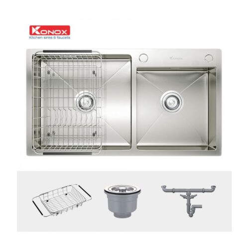 Chậu rửa bát Konox Overmount Sink KN8245DO 4 Chậu rửa bát Konox Overmount Sink KN8245DO(2)