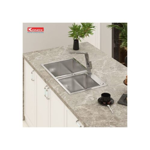 Chậu rửa bát Konox Overmount Sink KN8245DO 5 Chậu rửa bát Konox Overmount Sink KN8245DO(3)