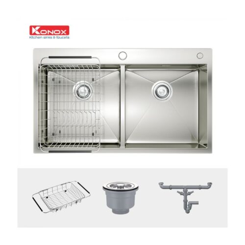 Chậu rửa bát Konox Overmount Sink KN8248DOB 4 Chậu rửa bát Konox Overmount Sink KN8248DOB(2)