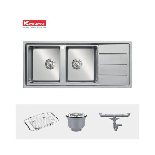 Chậu rửa bát Konox Turkey Sink Beta 1160 Bàn Phải 4 Chậu rửa bát Konox Turkey Sink Beta 1160 Bàn Phải (2)