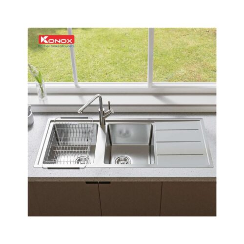 Chậu rửa bát Konox Turkey Sink Beta 1160 Bàn Phải 5 Chậu rửa bát Konox Turkey Sink Beta 1160 Bàn Phải (3)