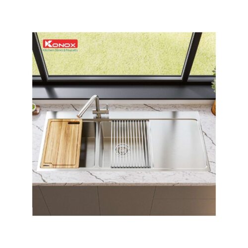 Chậu rửa bát Konox Workstation Sink – Topmount Sink KN11650TD – Bàn phải 5 Chậu rửa bát Konox Workstation Sink – Topmount Sink KN11650TD – Bàn phải (3)