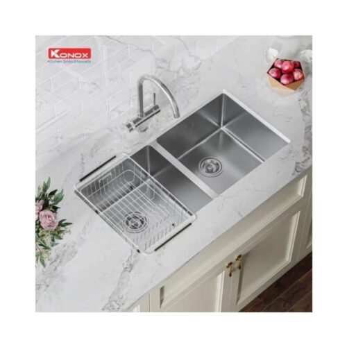 Vòi rửa bát ba đường nước Konox Trim-water chrome