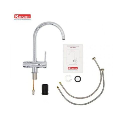 Vòi rửa bát ba đường nước Konox Trim-water chrome