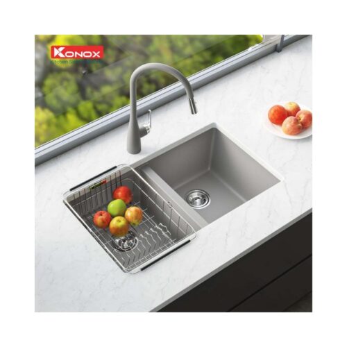 Chậu rửa bát Konox Granite Sink Veloci 760D – Grey