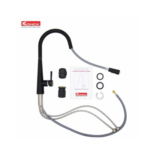 Vòi rửa bát dây rút Konox Reno 3 Vòi rửa bát dây rút Konox Reno