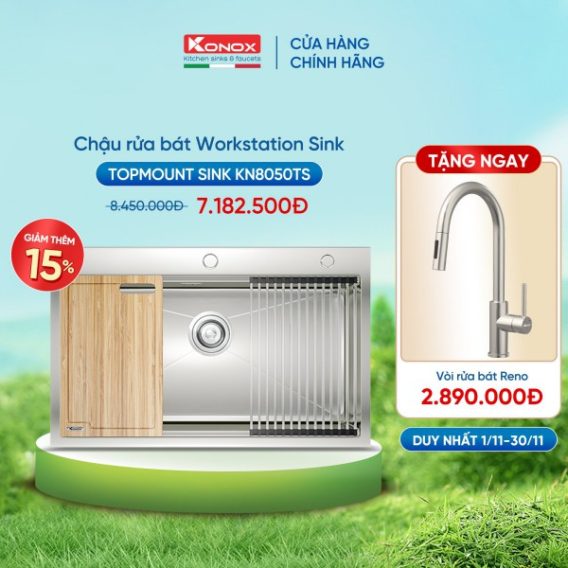 “THÁNG GẮN KẾT - KONOX SALE HẾT MÌNH”- Bùng nổ siêu ưu đãi tháng 11 4 KN8050TS