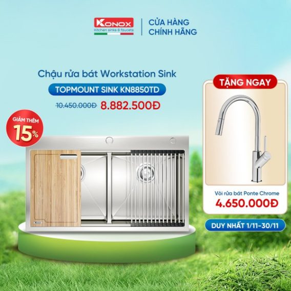 “THÁNG GẮN KẾT - KONOX SALE HẾT MÌNH”- Bùng nổ siêu ưu đãi tháng 11 11 KN8850TD