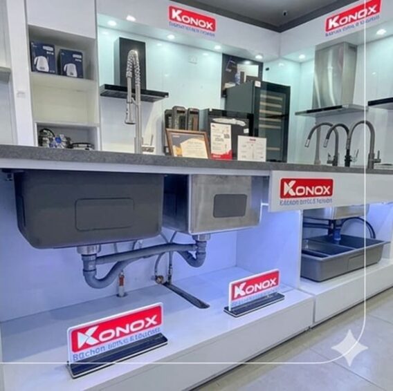 Cửa hàng Konox chính hãng tại Hồ Chí Minh – Điểm đến cho không gian bếp hiện đại 4 cửa hàn Konox tại Hồ Chí Minh