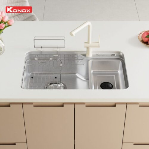 Chậu rửa bát Konox Tari Smart 8050 3 hinh anh chau rua bat phong cach nhat chong xuoc tari smart 8050